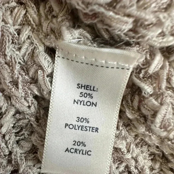 BKE‎ Womens Thrashed Indie Sleaze Oversized Chunky Knit Cardigan Neutral Size S - Picture 6 of 7